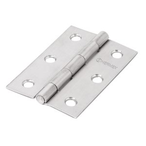 Bisagras rectangulares, acero inoxidable