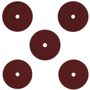 Discos de lija con respaldo de fibra, 7"